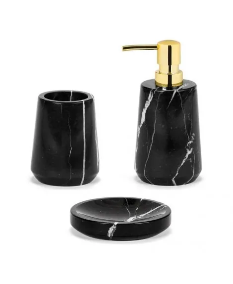 Accesorios baño Marmol-Oro