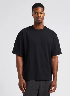 AMERICAN VINTAGE FIZVALLEY - Camiseta regular fit de algodón con cuello redondo en negro