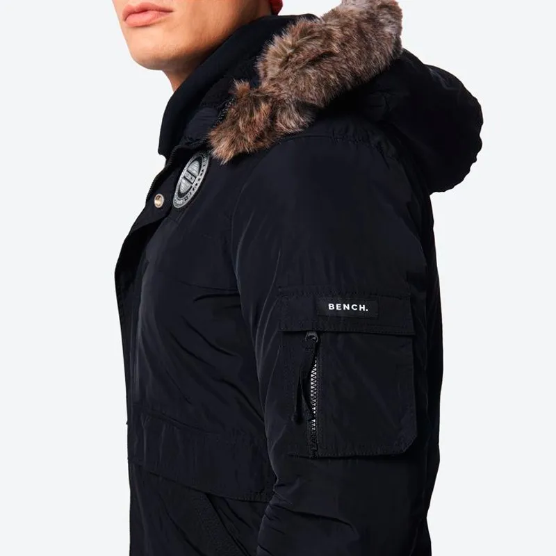 BENCH NOMENS BOMBER JACKET BLACK