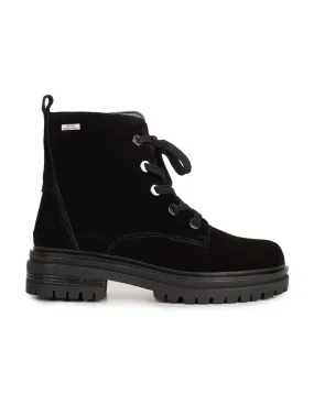 Botas Cordones Waterproof Negras