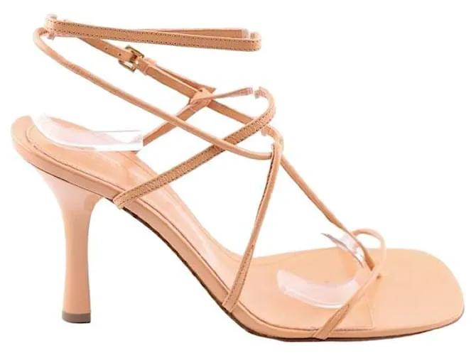 Bottega Veneta Tacones de cuero Naranja 