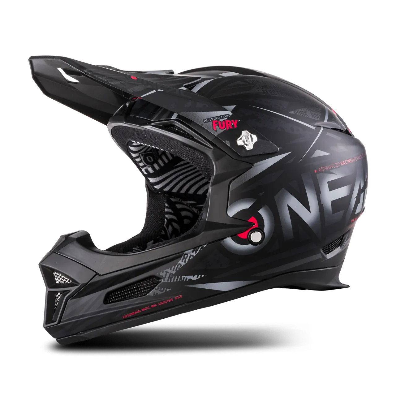 Casco de MTB Downhill O'Neal Fury Negro