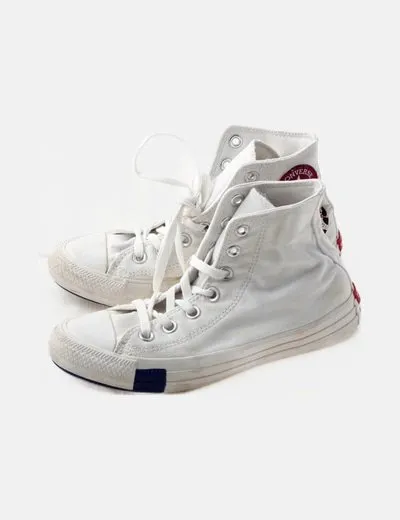 Converse Deportiva abotinada estampada