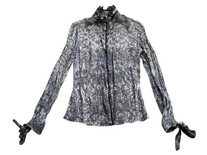 Elie Tahari Tops Negro Azul Gris 