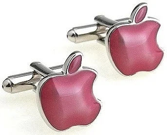 Gemelos para camisa Apple Rosa