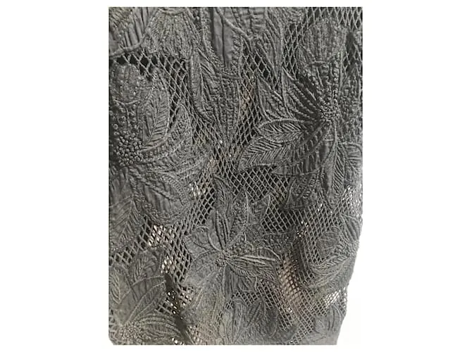 ISABEL MARANT ETOILE Vestidos T.Algodón S Internacional Negro 