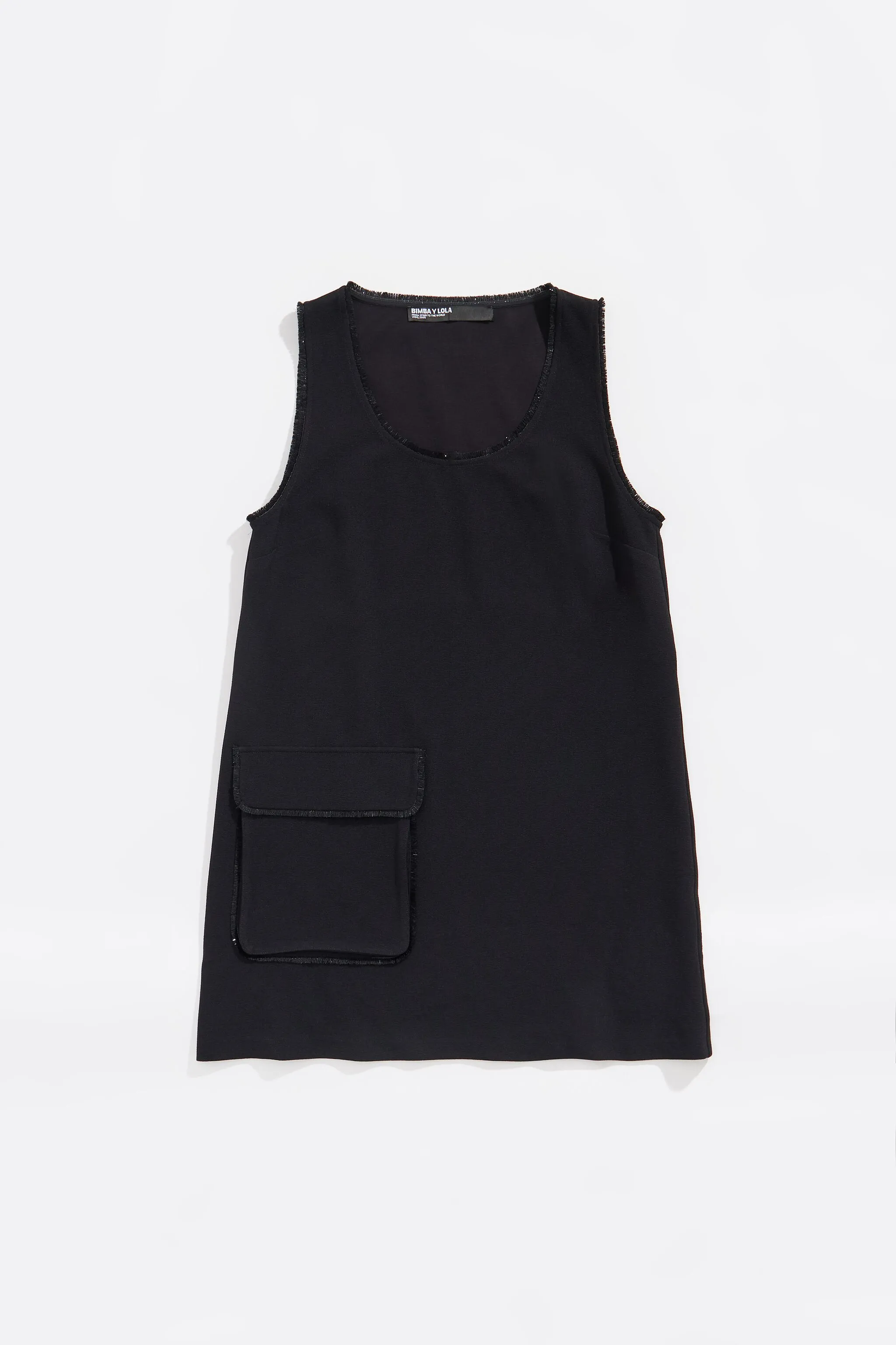 Minivestido línea A negro