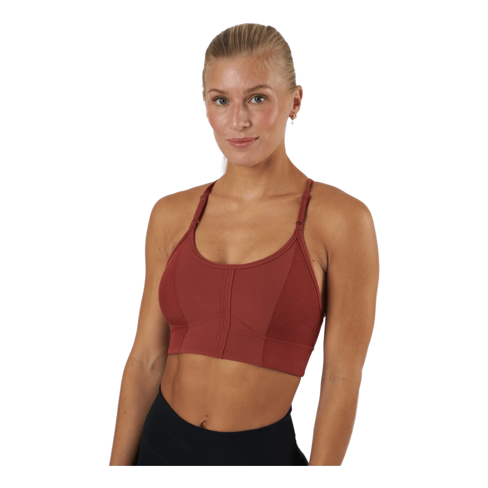 Nike Yoga Dri-fit Indy Women’s Ligh Redstone/dark Pony