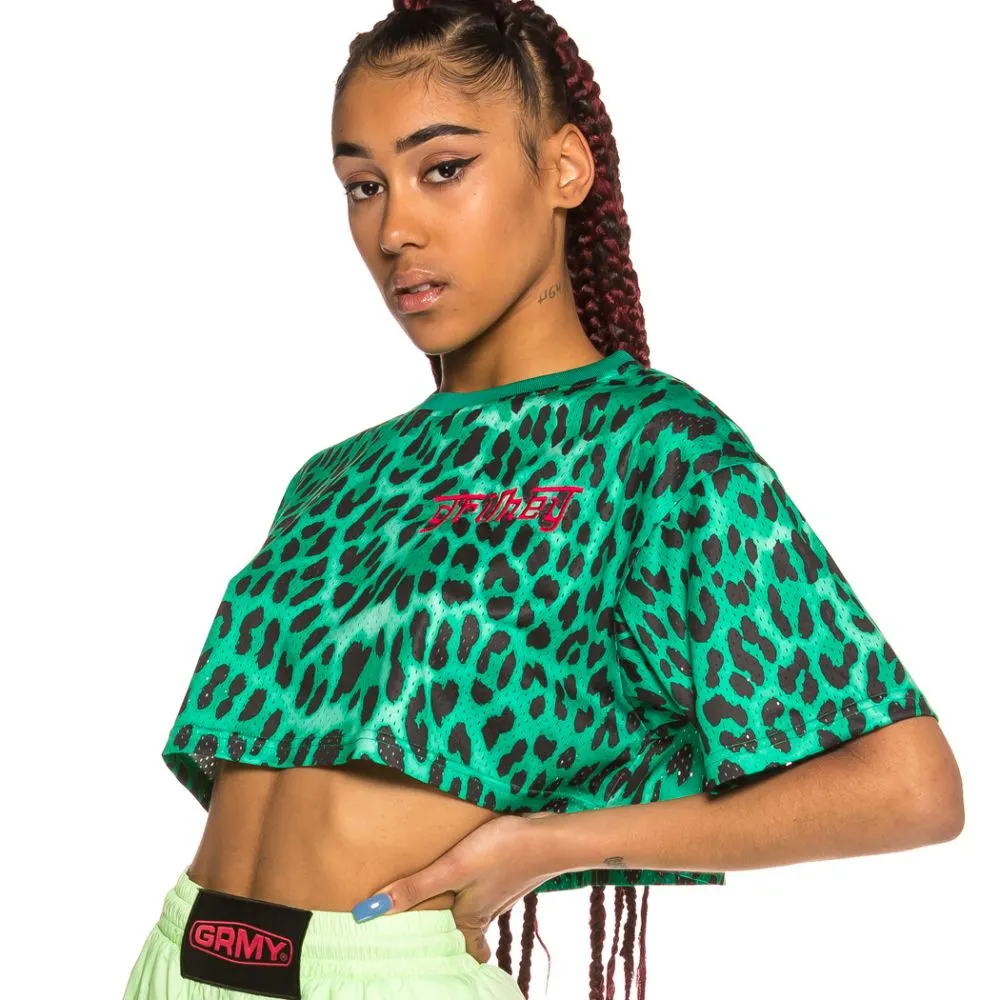 Pack Grimey Top + Short Yanga Leopard Mesh SS20 Green