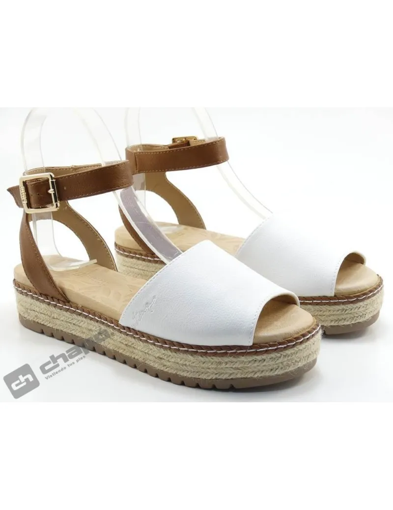 Sandalia Blanco Mustang 59617