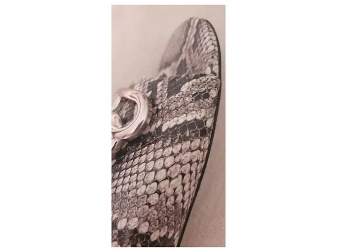 Sandalias Balenciaga de pitón Impresión de pitón 