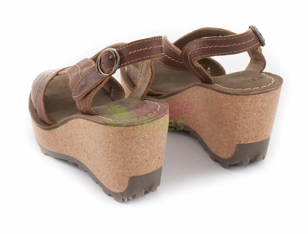 Sandalias FLY LONDON Glam Gabe Camel P143434007