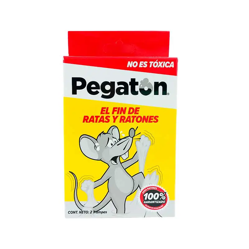 Trampa Pegamento para Ratones Pegaton P-203 Chica 2 Pzas